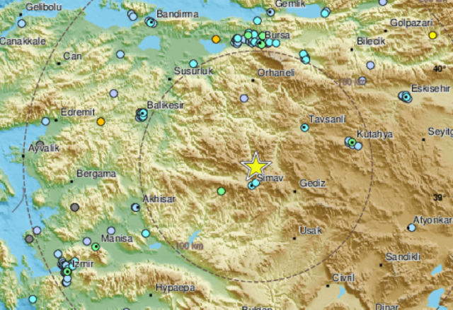 Σεισμός 5,4 Ρίχτερ στη δυτική Τουρκία