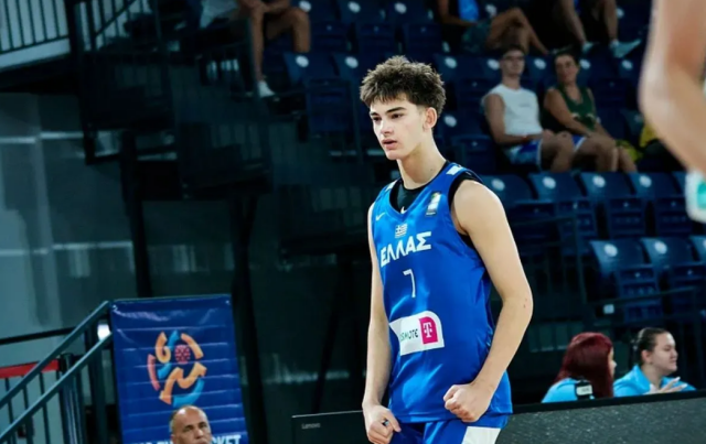 Με double-double του Σπανούλη στα προημιτελικά του Eurobasket U-16 η Ελλάδα, 83-78 τη Σλοβενία