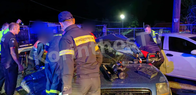 Τραγικό δυστύχημα τη νύχτα στο Δέλτα Κορίνθου: Νεκρός ένας 26χρονος και 5 οι τραυματίες από τη σφοδρή σύγκρουση αυτοκινήτων - Δείτε βίντεο