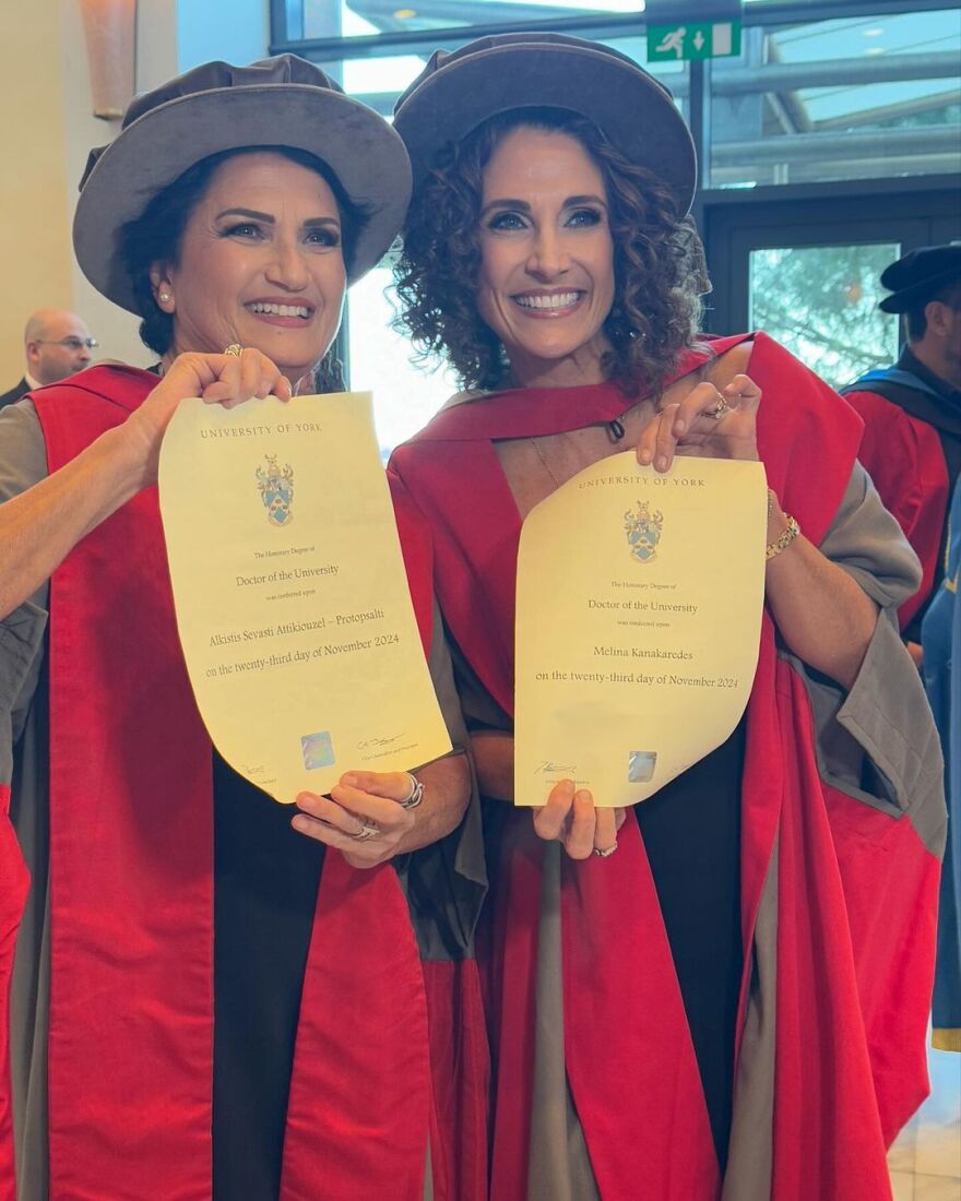 Άλκηστις Πρωτοψάλτη: Της απονεμήθηκε ο τίτλος του Επίτιμου Διδάκτορα από το Πανεπιστήμιο του York