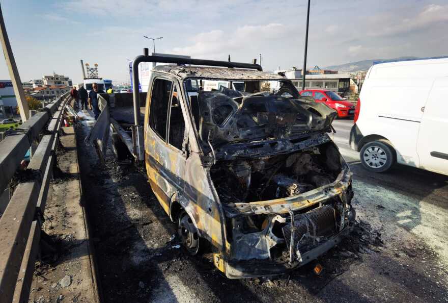 Κηφισός: Φωτιά σε όχημα στο ρεύμα προς Λαμία