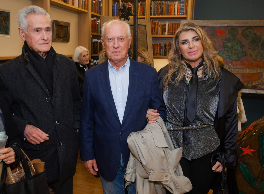 Εγκαινιάστηκε η έκθεση Γλυπτικής του Νίκου - Γιώργου Παπουτσίδη στο Μορφωτικό Ίδρυμα της ΕΣΗΕΑ