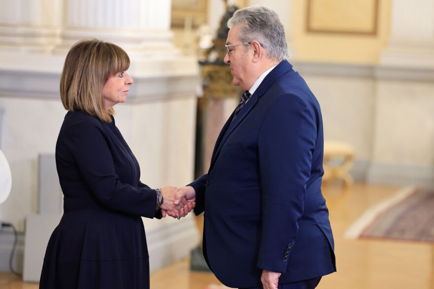 Σακελλαροπούλου, Μητσοτάκης, Ανδρουλάκης, Φάμελλος, Χαρδαλιάς, Δούκας στην δοξολογία για το νέο έτος