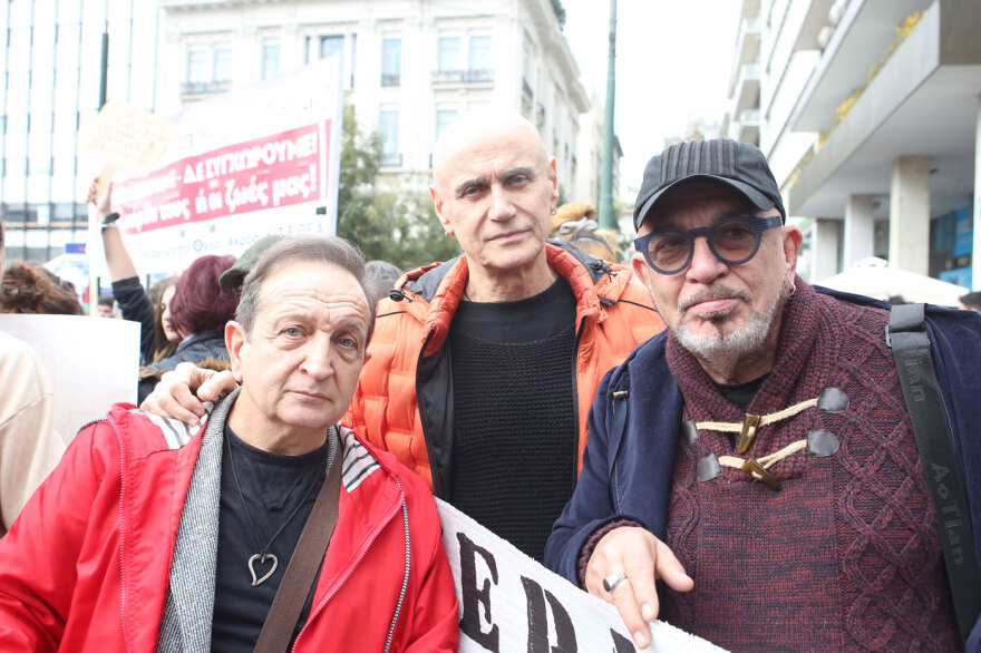 Πορεία Τέμπη: Ο καλλιτεχνικός κόσμος στη συγκέντρωση μνήμης - Δείτε φωτογραφίες