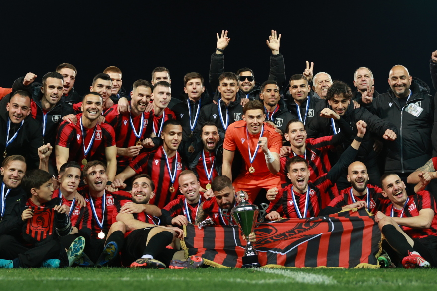 Ο Απόλλων Καλαμαριάς κατέκτησε για πρώτη φορά στην ιστορία του το Κύπελλο ΕΠΣ Μακεδονίας - Δείτε φωτογραφίες και βίντεο