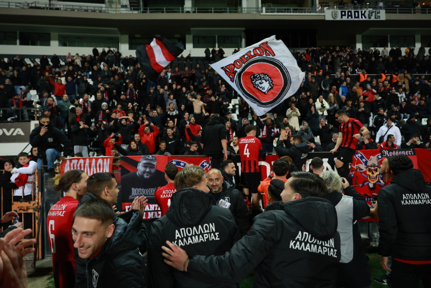 Ο Απόλλων Καλαμαριάς κατέκτησε για πρώτη φορά στην ιστορία του το Κύπελλο ΕΠΣ Μακεδονίας - Δείτε φωτογραφίες και βίντεο