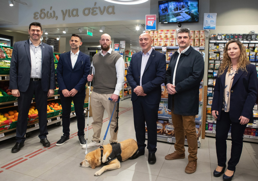 Η Διαμαντής Μασούτης Α.Ε. εγκαινίασε το πρώτο κατάστημα στην Αττική, φιλικό για άτομα με οπτική αναπηρία