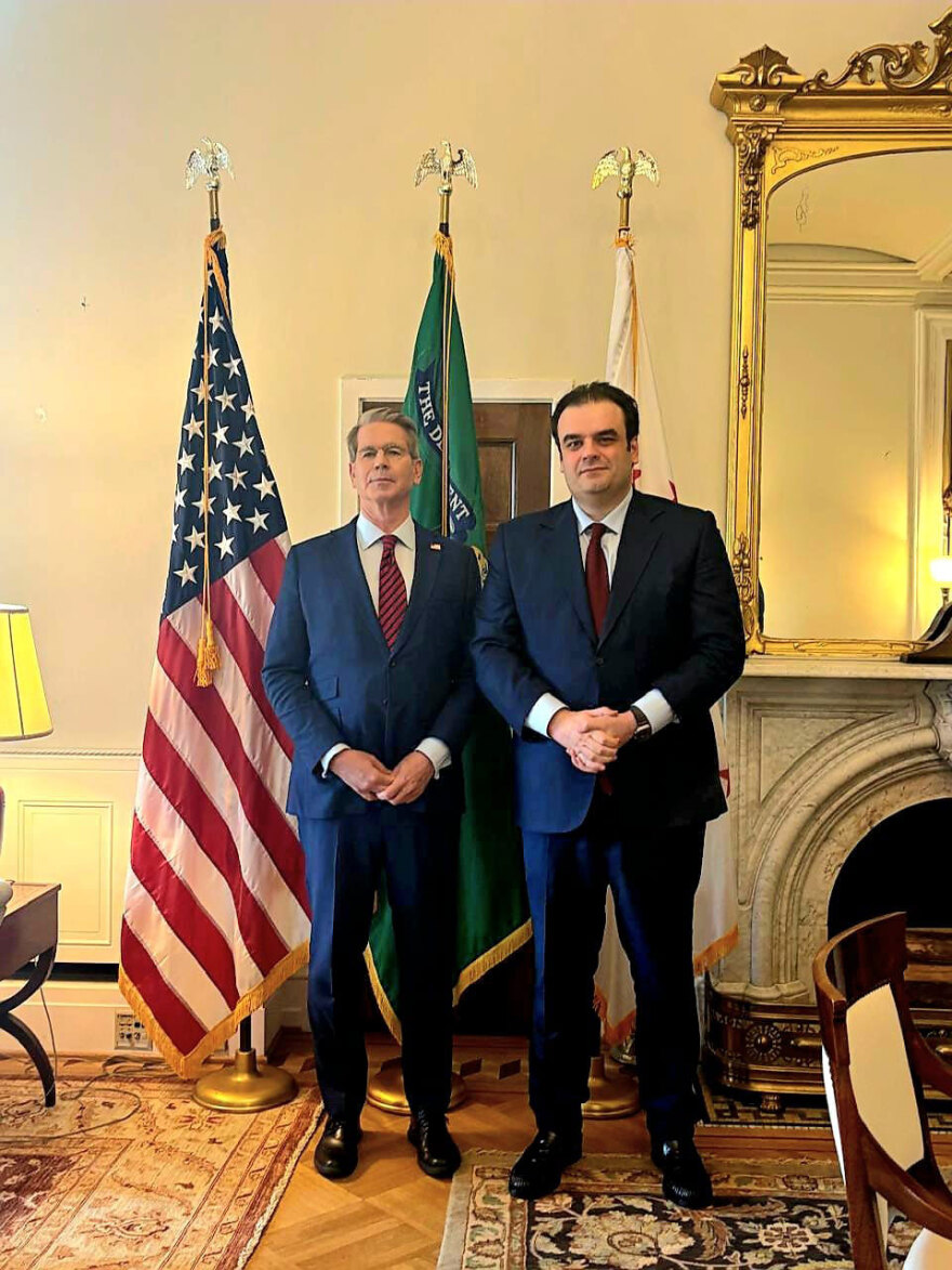 Συνάντηση Πιερρακάκη με τον υπουργό Οικονομικών των ΗΠΑ για δασμούς και επενδύσεις