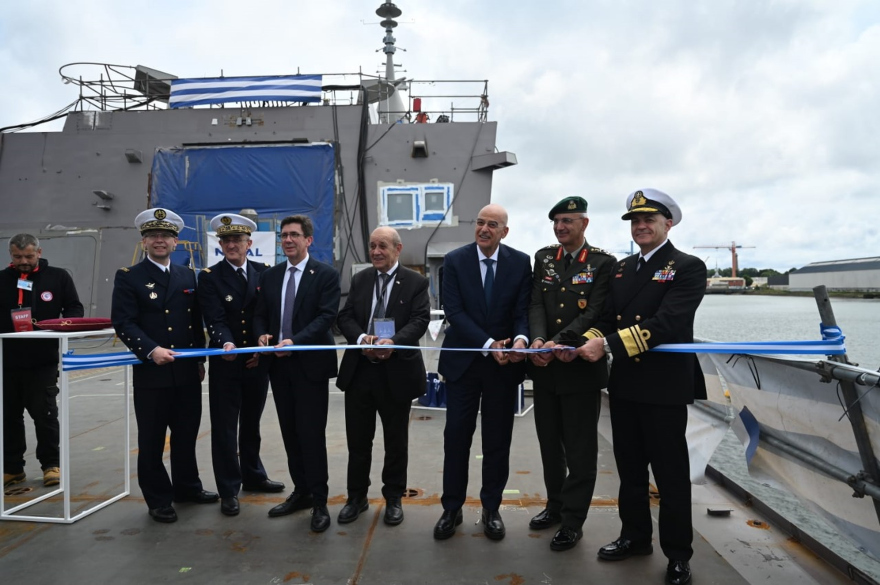 Βίντεο της Naval Group με την καθέλκυση της Φρεγάτας «Φορμίων» στη Λοριάν της Γαλλίας