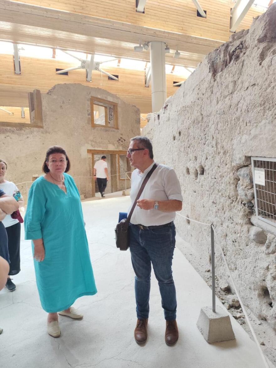 Σαντορίνη: Αυτά είναι τα έργα που εκτελούνται στους αρχαιολογικούς χώρους της Αρχαίας Θήρας και του Ακρωτηρίου