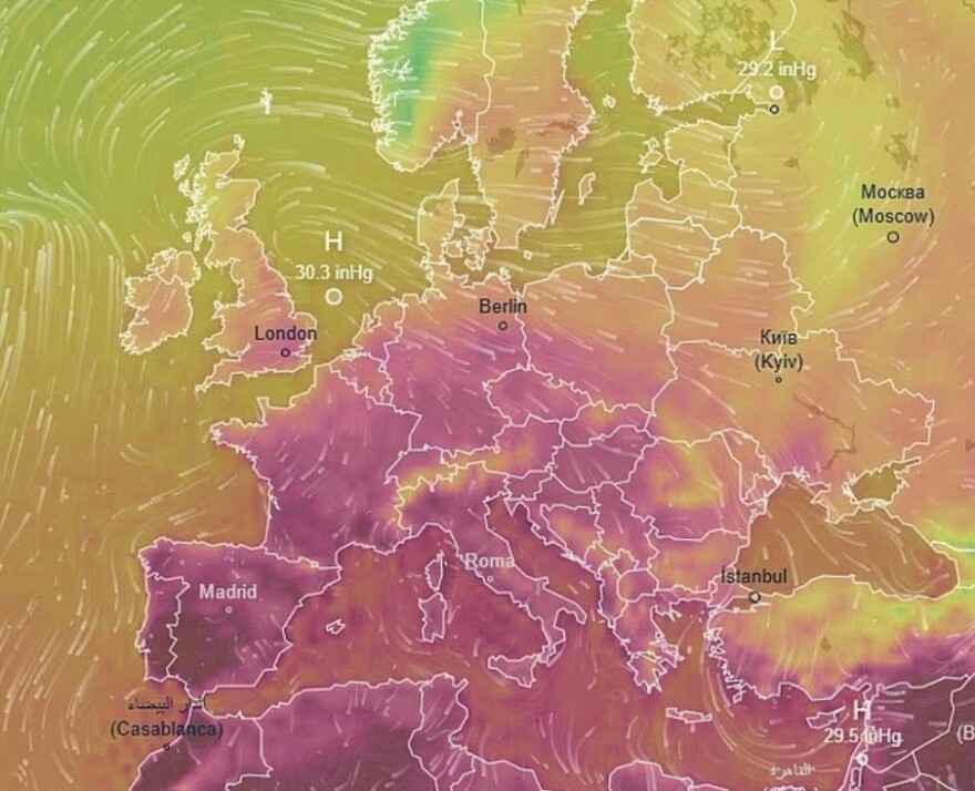 «Θερμική βόμβα» σαρώνει την Ευρώπη – Ρεκόρ θερμοκρασίας στην Αγγλία