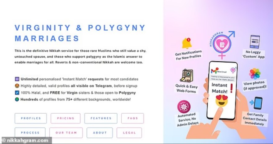 Βρετανικό app γνωριμιών διαφημίζει παρθένες νύφες για πολύγαμους μουσουλμάνους
