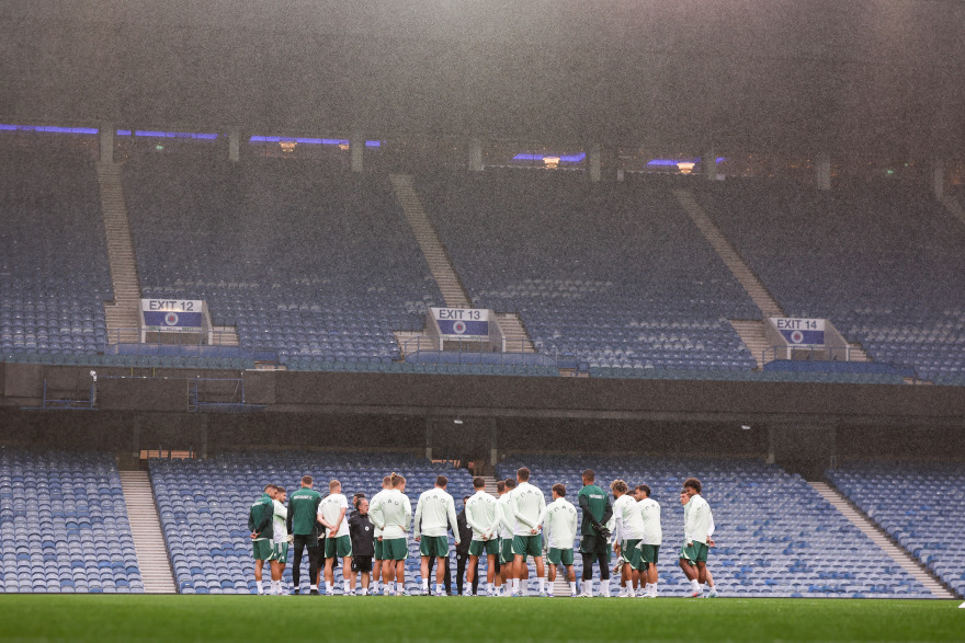 Παναθηναϊκός: Τελευταία προπόνηση υπό καταρρακτώδη βροχή στο «Άιμπροξ» - Φωτογραφίες, βίντεο