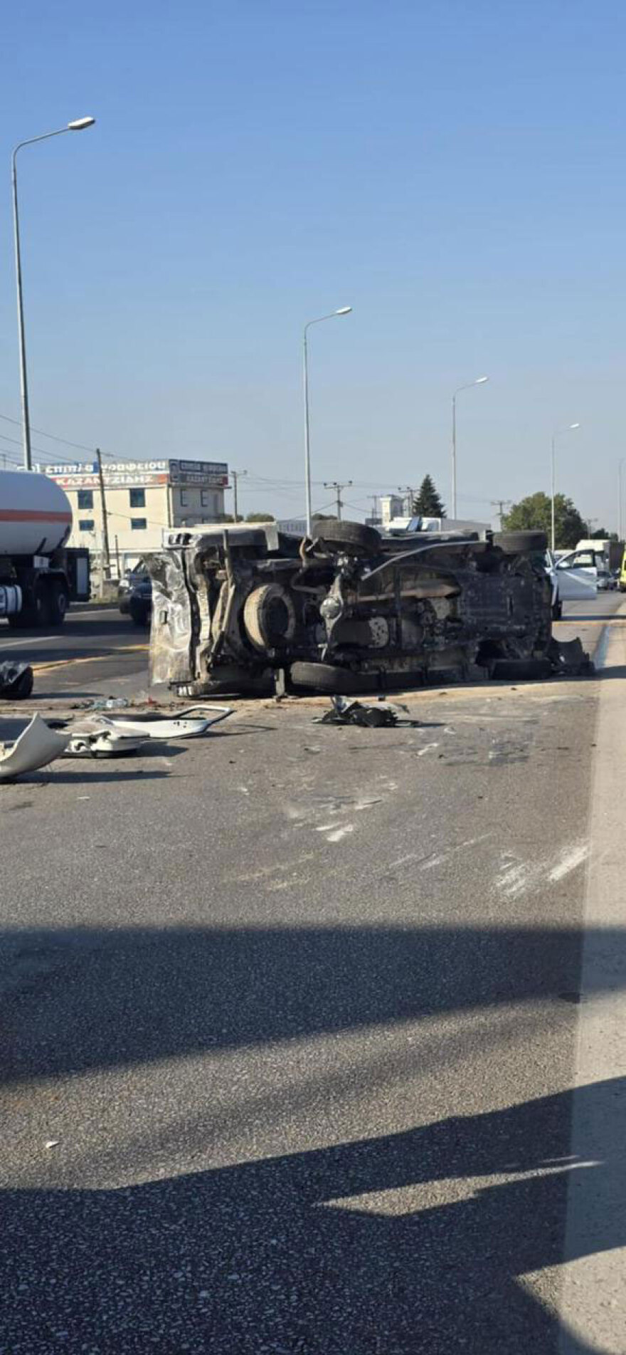 Τροχαίο με έναν 24χρονο νεκρό και έναν τραυματία στην Εγνατία: Αγροτικό τούμπαρε και πέρασε στο αντίθετο ρεύμα στο Δερβένι Τροχαίο με έναν 24χρονο νεκρό και έναν τραυματία στην Εγνατία: Αγροτικό τούμπαρε και πέρασε στο αντίθετο ρεύμα στο Δερβένι - Δείτε βίντεο