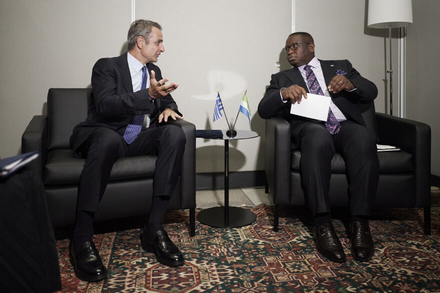 Συνάντηση Μητσοτάκη με τον πρόεδρο του Αζερμπαϊτζάν Αλίεφ: Στο επίκεντρο η ενίσχυση της ενεργειακής συνεργασίας των δύο χωρών - Βίντεο