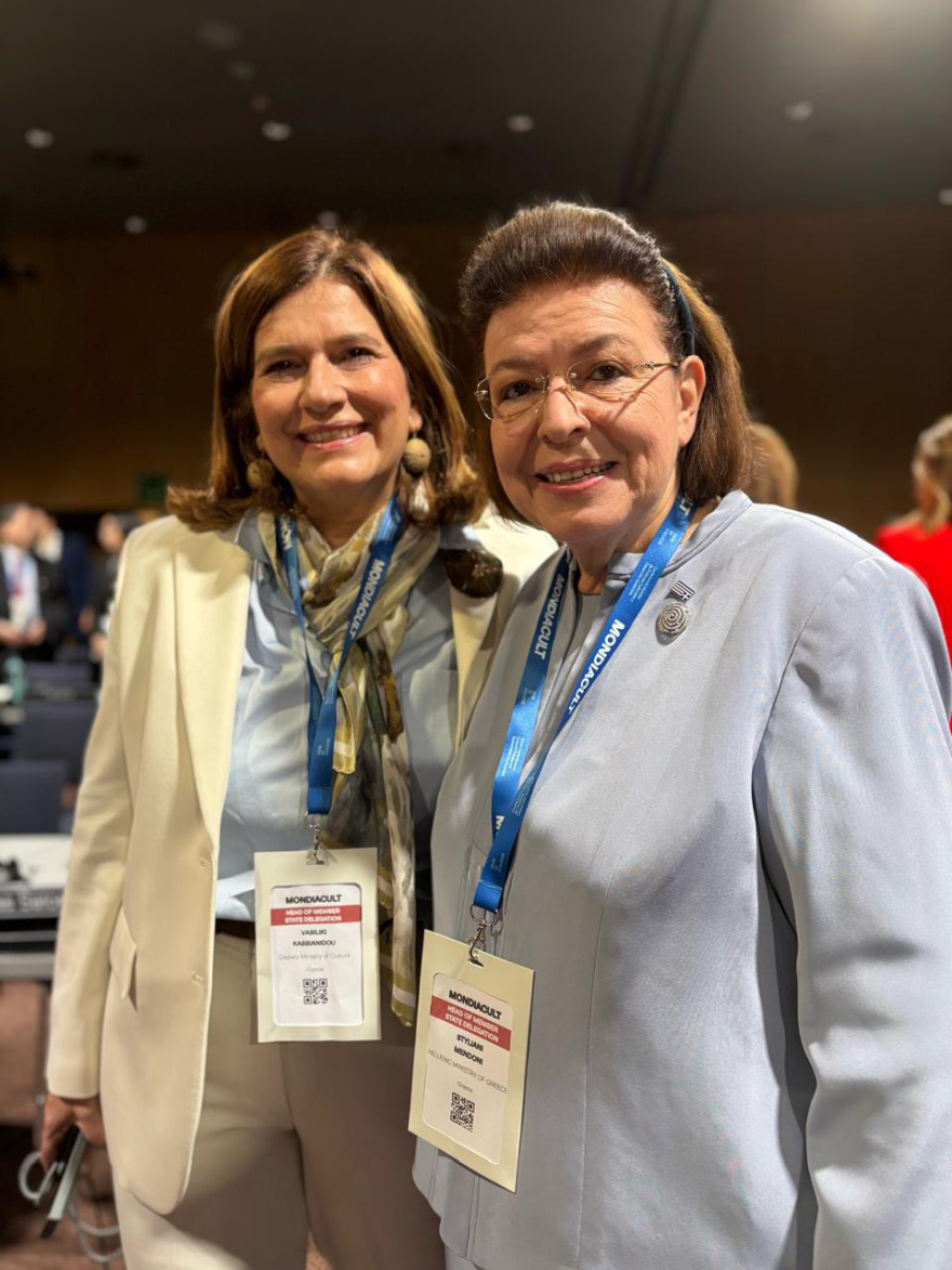 Μενδώνη: Συναντήθηκε με υπουργούς Πολιτισμού για την προστασία και ανάδειξη της πολιτιστικής κληρονομιάς