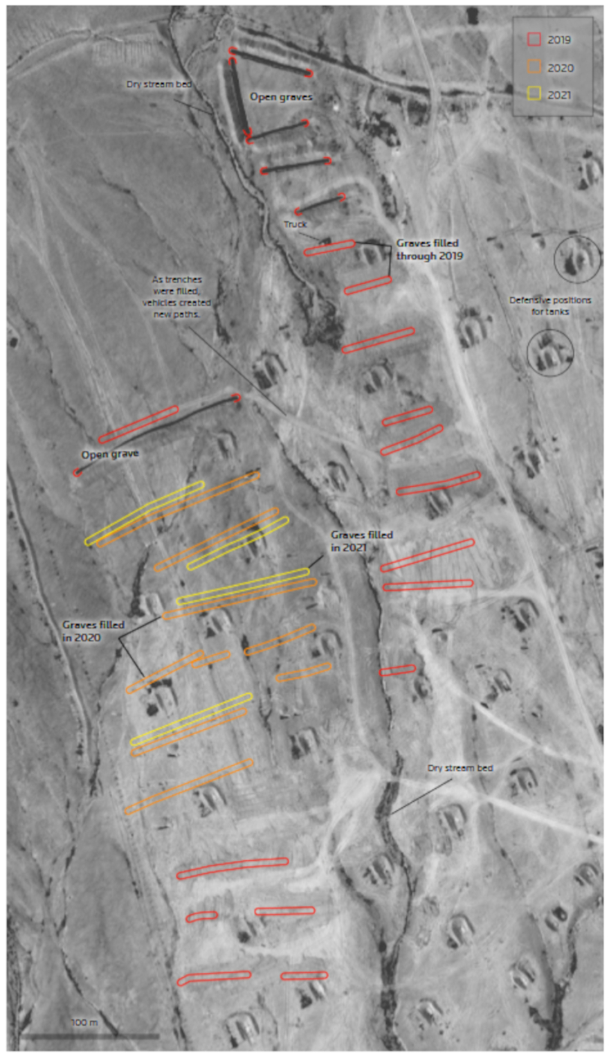 Reuters: Πώς ο Άσαντ μετέφερε νύχτα 60.000 - 80.000 σορούς θυμάτων του σε μυστική τοποθεσία από μαζικούς τάφους στη Δαμασκό