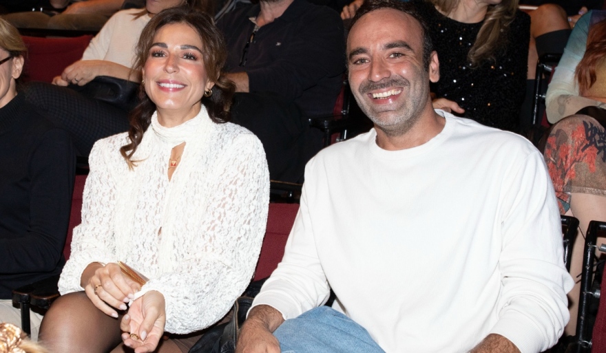 Η Κατερίνα Παπουτσάκη έκανε μία κοινή δημόσια εμφάνιση με τον σύντροφό της: Συνοδεύομαι από καλή παρέα, είπε