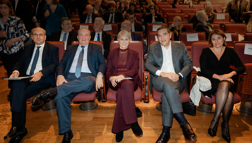 Οι φωτογραφίες από την εκδήλωση μνήμης και τιμής στον Βαρδή Ι. Βαρδινογιάννη στο Μέγαρο Μουσικής - Ποιοι έδωσαν το «παρών»