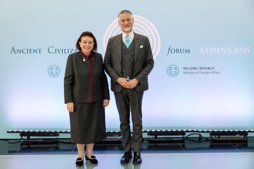 Μενδώνη στο 9ο Φόρουμ Αρχαίων Πολιτισμών: Η προστασία της πολιτιστικής κληρονομιάς είναι ζήτημα πολιτικής βούλησης και δράσης