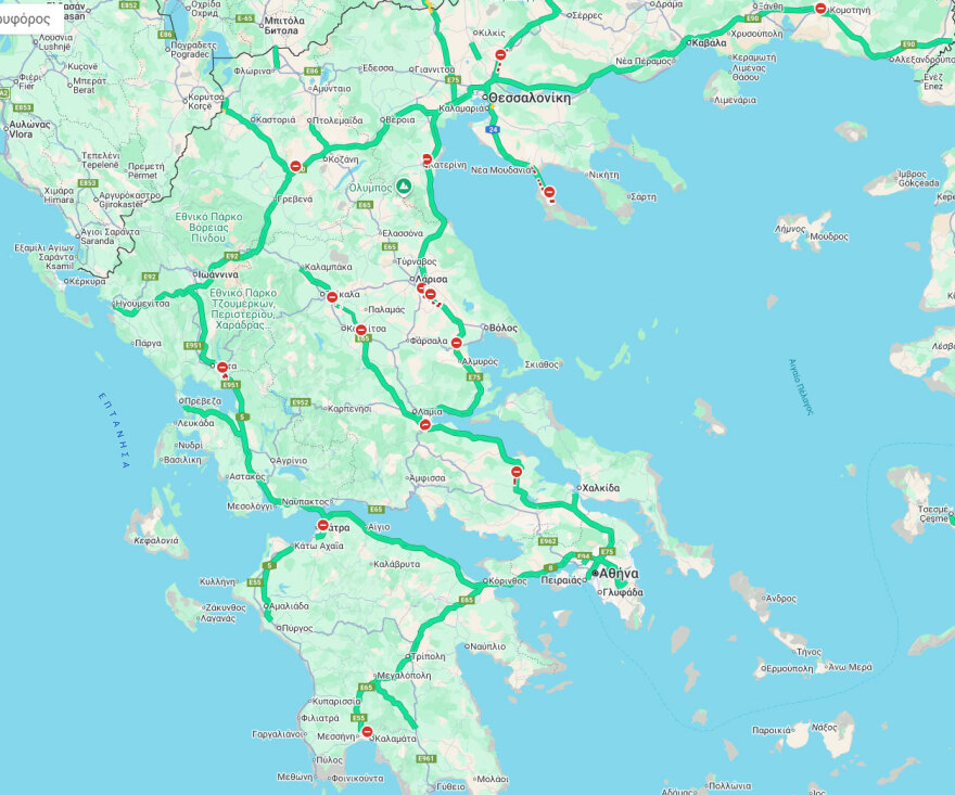 Ποιοι δρόμοι είναι ανοιχτοί από τα αγροτικά μπλόκα και πού υπάρχουν εκτροπές, δείτε αναλυτικά
