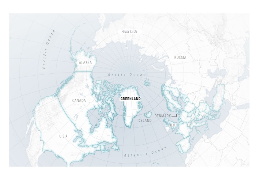 Η Γροιλανδία ως πρώτη γραμμή άμυνας των ΗΠΑ και του ΝΑΤΟ: Δείτε τους χάρτες που εξηγούν γιατί ο Τραμπ επιθυμεί διακαώς την απόκτησή της