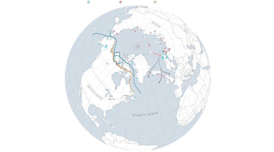 Η Γροιλανδία ως πρώτη γραμμή άμυνας των ΗΠΑ και του ΝΑΤΟ: Δείτε τους χάρτες που εξηγούν γιατί ο Τραμπ επιθυμεί διακαώς την απόκτησή της