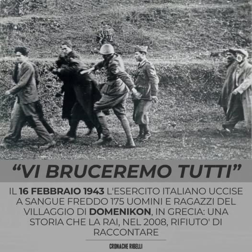 Η σφαγή στο Δομένικο της Λάρισας: Το μεγαλύτερο έγκλημα των Ιταλών στην Ελλάδα με 140 νεκρούς