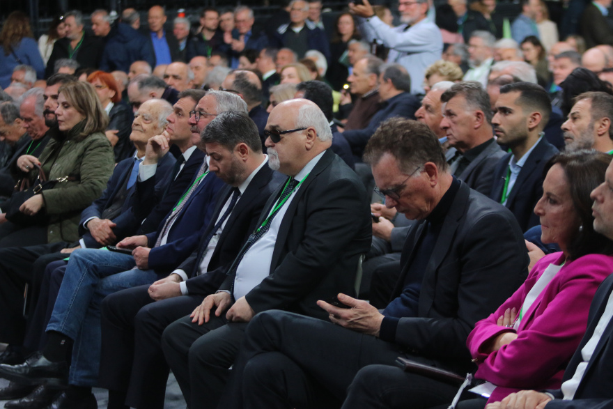 Πέφτει ο πυρετός στο ΠΑΣΟΚ , δίπλα - δίπλα κάθισαν για πολλή ώρα στο συνέδριο  Ανδρουλάκης - Δούκας, δείτε live