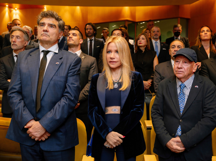 Ο πρίγκιπας Αλβέρτος του Μονακό στα εγκαίνια του Επίτιμου Προξενείου του Πριγκιπάτου στην Κηφισιά

