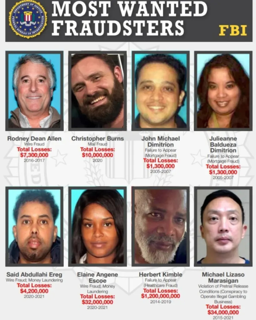 Στα χέρια του FBI ο πρώτος καταζητούμενος απατεώνας της λίστας «Most Wanted», έκλεψε 4,2 εκατ. δολάρια που προορίζονταν για τη φροντίδα παιδιών
