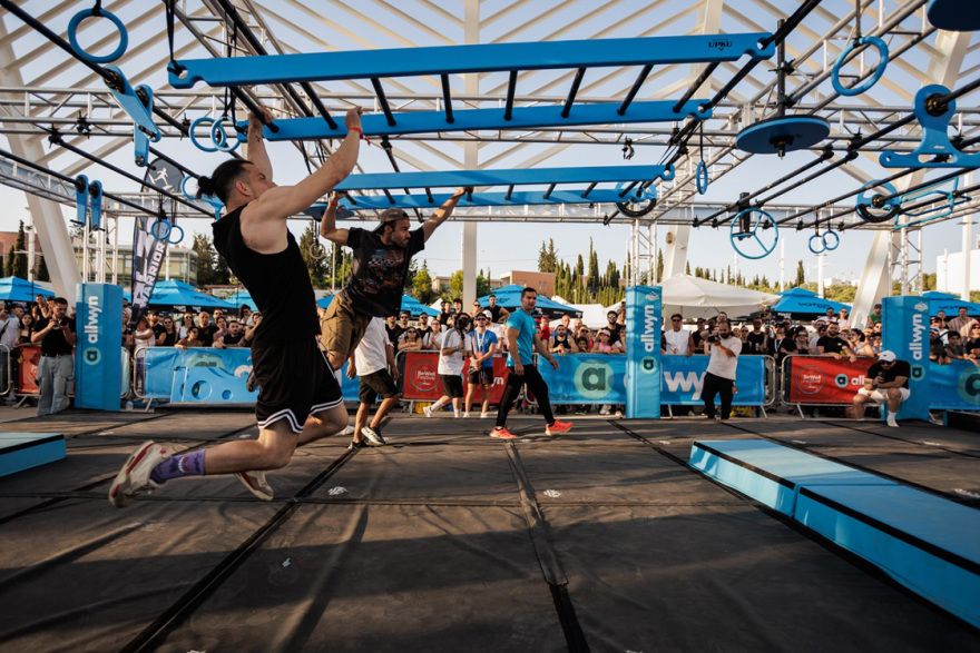 Από το ΟΑΚΑ στην … Ιαπωνία: Το Allwyn Fitness Challenge (Ninja Warrior) που απογείωσε το BeWell Festival