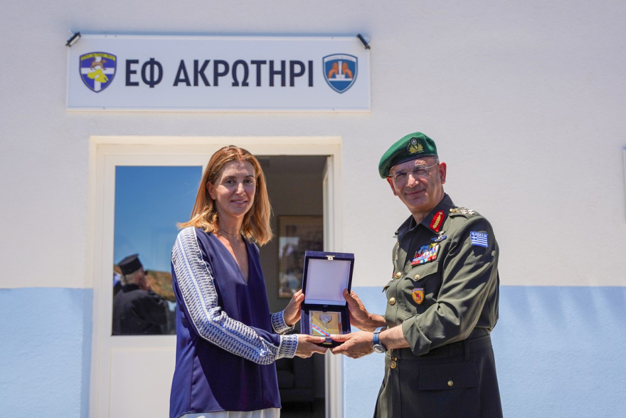 Με δωρεά του Κοινωφελούς Ιδρύματος Αθανάσιος Κ. Λασκαρίδης ανακατασκευάστηκε το φυλάκιο «Ακρωτήρι» στη Λέσβο
