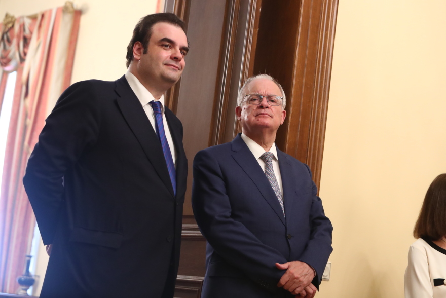 Ο Γιάννης Στουρνάρας ορκίστηκε για τρίτη φορά Διοικητής της Τράπεζας της Ελλάδος, δείτε φωτογραφίες
