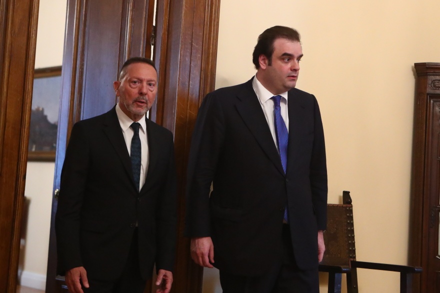 Ο Γιάννης Στουρνάρας ορκίστηκε για τρίτη φορά Διοικητής της Τράπεζας της Ελλάδος, δείτε φωτογραφίες