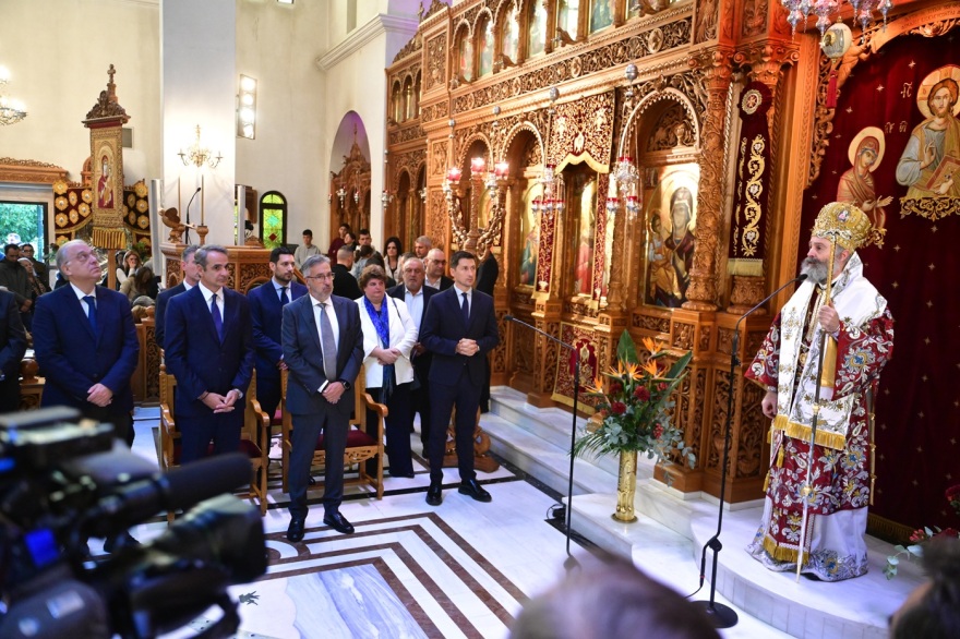 Στον Άγιο Δημήτριο ο Κυριάκος Μητσοτάκης, ακολουθούν Κιλκίς και Θεσσαλονίκη: Τα συγχαρητήρια από τον Αρχιεπίσκοπο Αυστραλίας για τη Μονή Σινά