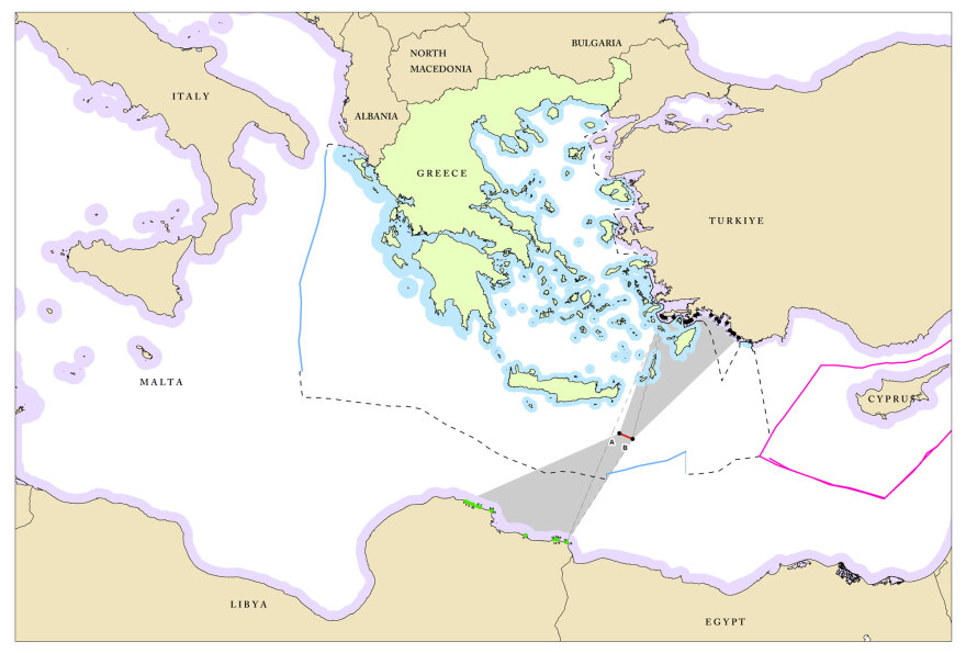 Ο Μητσοτάκης έβγαλε τον χάρτη του τουρκολιβυκού μνημονίου στο Συμβούλιο Ασφαλείας του ΟΗΕ:«Είναι παράνομο, η γεωγραφία δεν μπορεί να ξαναγραφτεί»