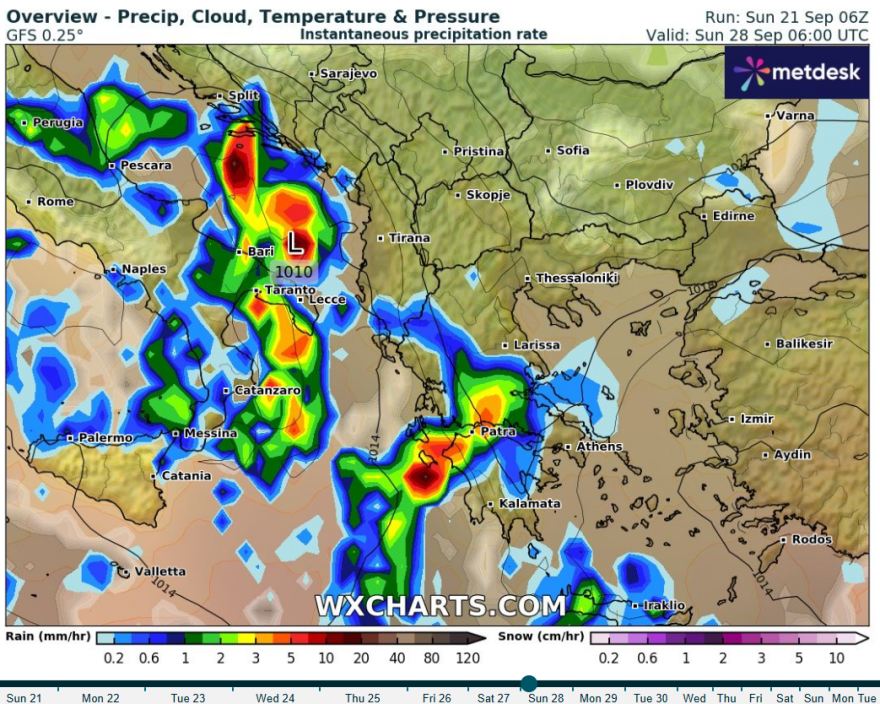 Ανεβαίνει η θερμοκρασία από αύριο - Οι πρώτες εκτιμήσεις για τα πρωτοβρόχια του Σεπτεμβρίου