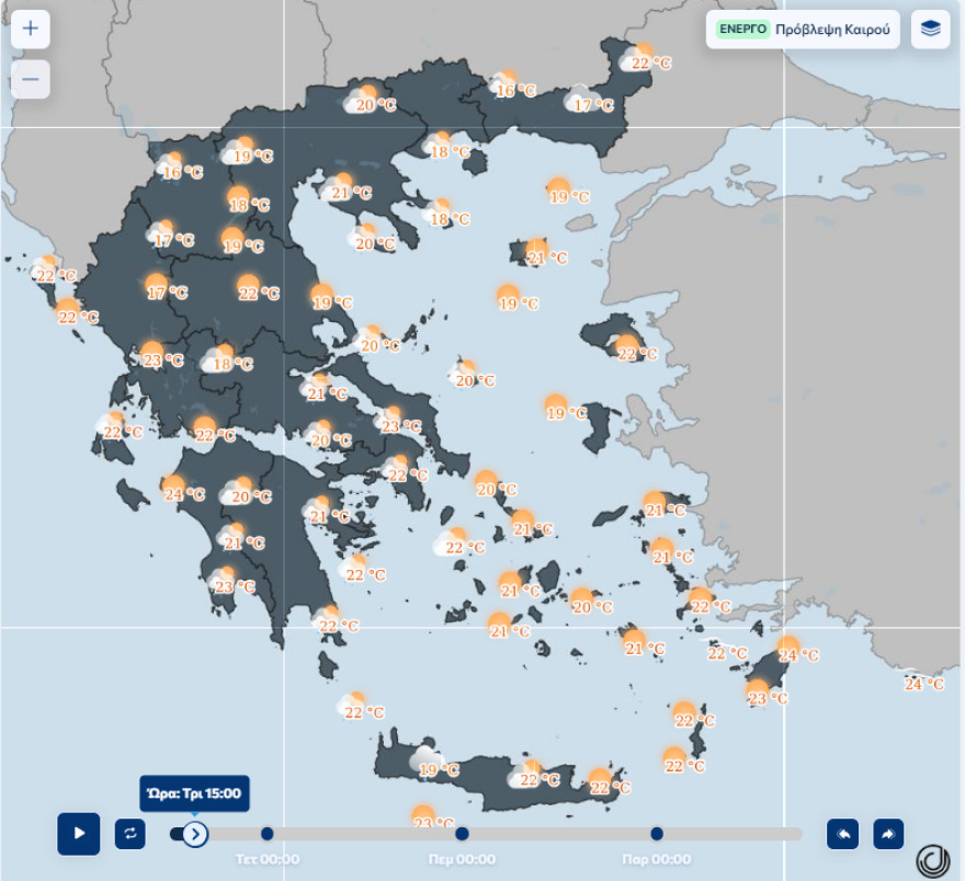 Καιρός - Κολυδάς: Νέα κακοκαιρία τύπου «Π» φέρνει ισχυρές βροχές το διήμερο Πέμπτη - Παρασκευή, δείτε χάρτες με τις περιοχές