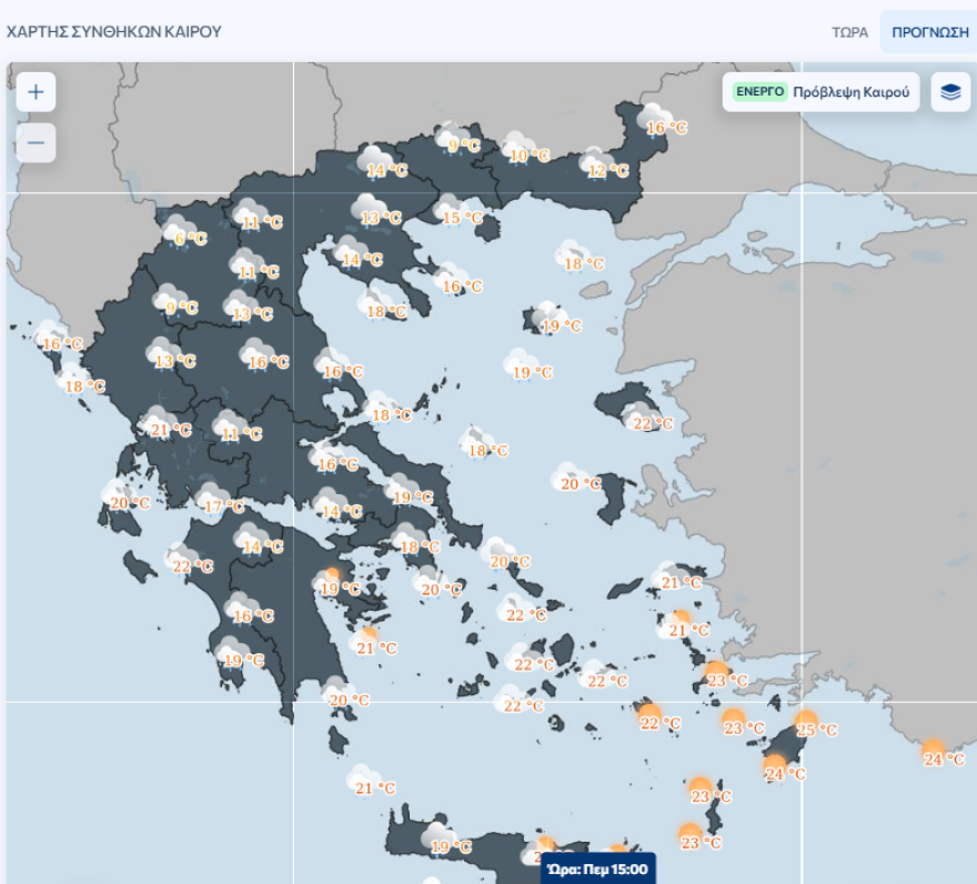 Καιρός - Κολυδάς: Νέα κακοκαιρία τύπου «Π» φέρνει ισχυρές βροχές το διήμερο Πέμπτη - Παρασκευή, δείτε χάρτες με τις περιοχές