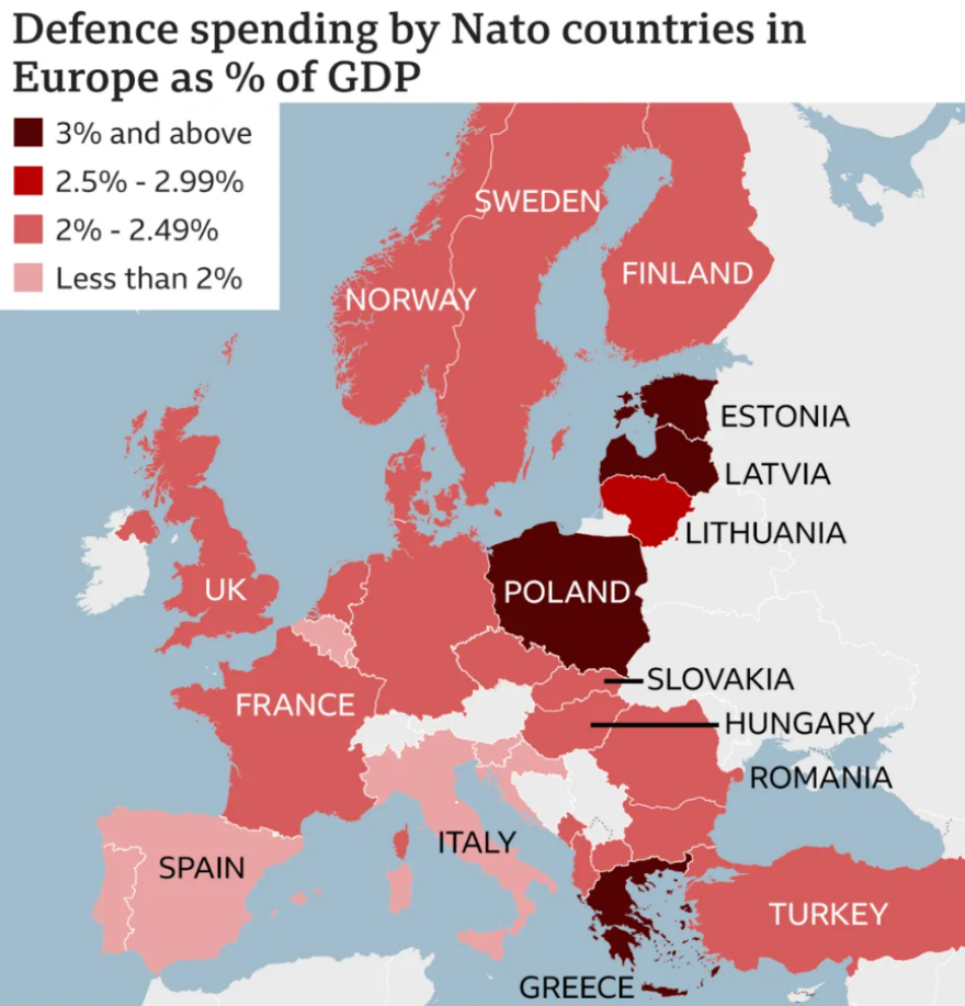 Ο Τραμπ ζητά την αποβολή της Ισπανίας από το ΝΑΤΟ λόγω των χαμηλών δαπανών για την άμυνα - Ο Σάντσες αρνείται τον στόχο του 5%, πόσα ξοδεύει η Ελλάδα