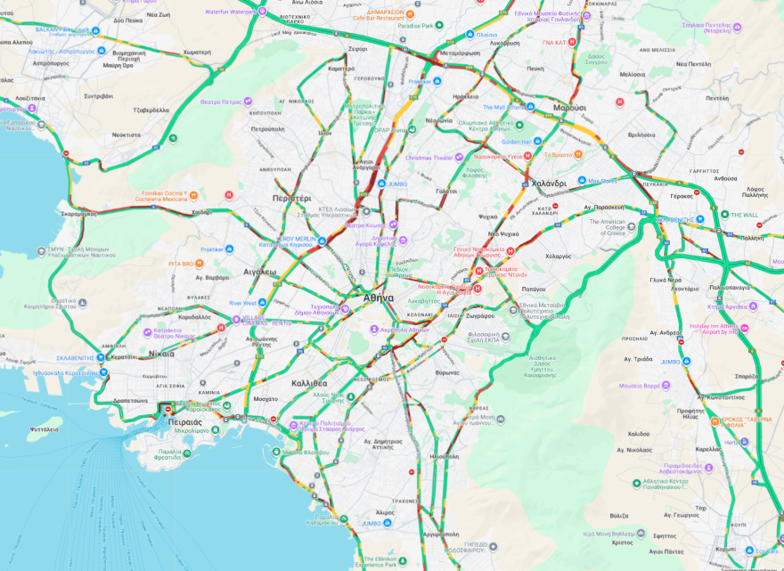 Κίνηση τώρα: Τροχαίο με τραυματία στην Κηφισίας, σύγκρουση ΙΧ με μηχανή πριν την Κατεχάκη - Live η κίνηση στους δρόμους 
