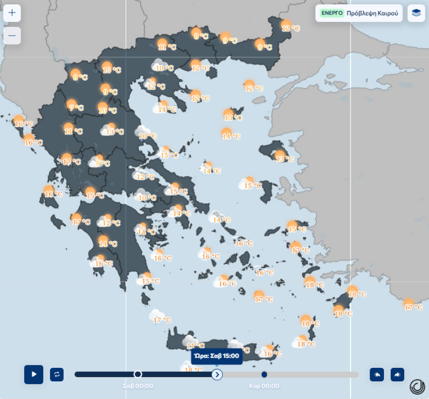 Νέο κύμα κακοκαιρίας πριν τα Χριστούγεννα, έρχονται βροχές στα δυτικά: Η πρόγνωση Κολυδά σε χάρτες μέχρι και τις 20 Δεκεμβρίου 