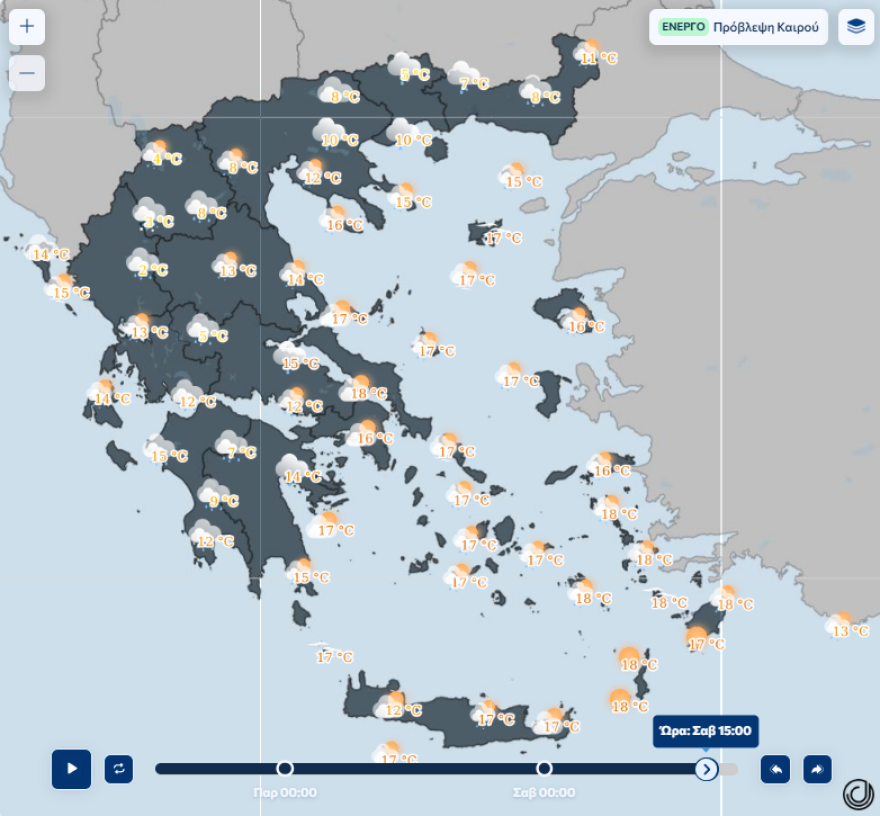 Έρχονται δύο ψυχρά μέτωπα εξπρές, χιόνια ακόμη και στα βόρεια προάστια προβλέπει ο Μαρουσάκης