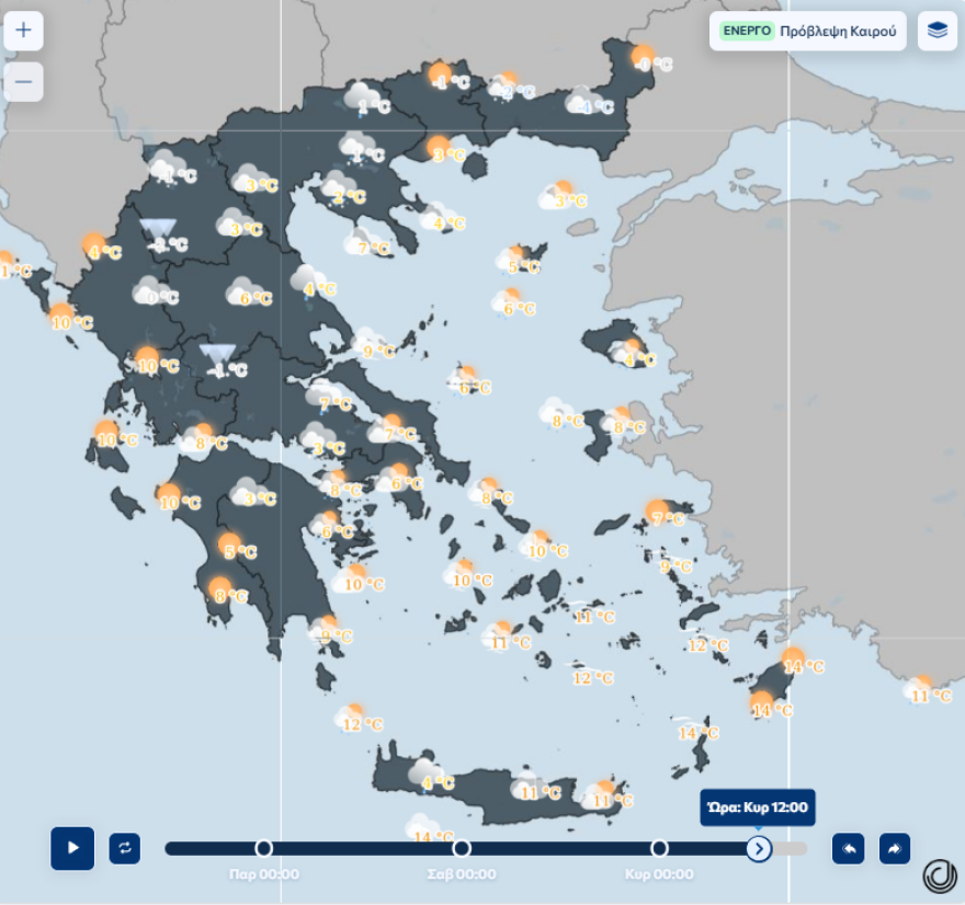 Χειμώνας από την ερχόμενη εβδομάδα με κρύο, βροχές και χιόνια - Η πρόγνωση Κολυδά 