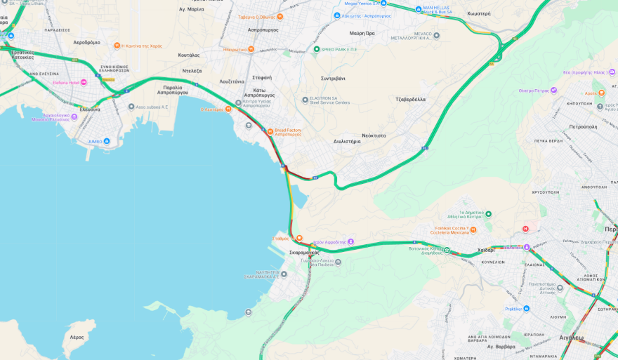 Τροχαίο στα Μέγαρα: Σύγκρουση δύο φορτηγών στα Μέγαρα, κλειστή η δεξιά λωρίδα κυκλοφορίας στη Ν.Ε.Ο. Αθηνών - Κορίνθου