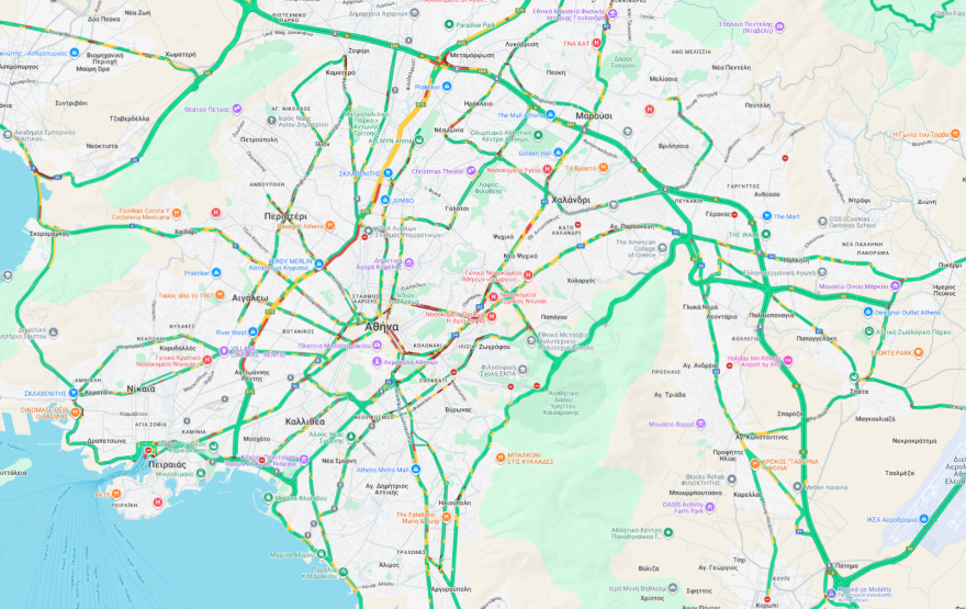 Καταιγίδες πλήττουν σήμερα την Αττική, λίμνη και πάλι η Βουλιαγμένης: Live χάρτης με το πέρασμα της κακοκαιρίας που έχει σημάνει πορτοκαλί συναγερμό