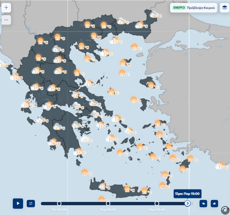 Πώς θα είναι ο καιρός τις πρώτες ημέρες του Μαρτίου - Επιδείνωση με βροχές και ανέμους από Δευτέρα 9/3