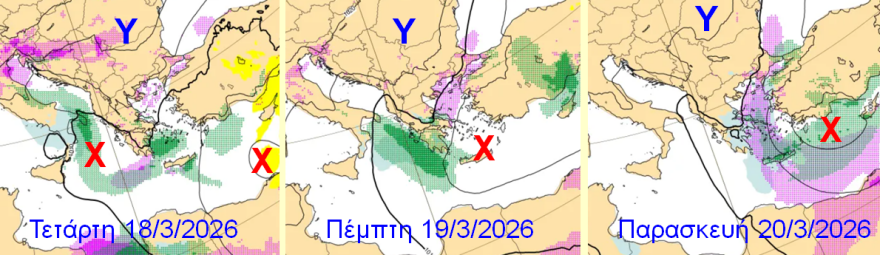 Αφρικανική σκόνη και λασποβροχές στην Αττική - Έντονα φαινόμενα σε Κρήτη και νότια Ελλάδα, μέχρι πότε θα διαρκέσουν