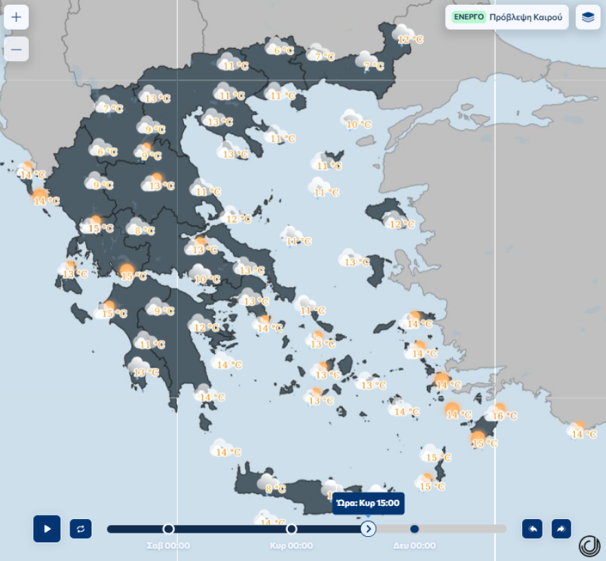 Βροχές, κρύο και ισχυροί άνεμοι έως την 25η Μαρτίου, δείτε χάρτες και τις πρώτες εκτιμήσεις για τις επόμενες μέρες